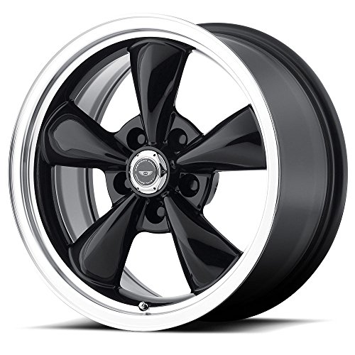 American Racing Custom Wheels AR105 Torq Thrust M Gloss Black Wheel With Machined Lip (17x10.5