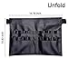 Comicfs Makeup Brush Bag A1 Professional Cosmetic Holder 28 Pockets Organizer Apron with Artist Belt Strap/Belt Light Weight
