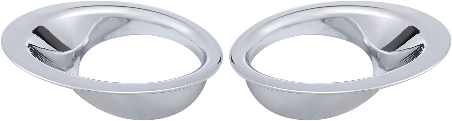 Iycorish For Nissan Qashqai + 2/Dualis Ti Facelif 2010 2011 2012 2013 Chrome Front Fog Light Fog Light Cover Trim Car…