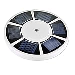 Sunnytech Solar Power Flag Pole Flagpole Light Auto Active Green Energy Factory Direct Supply