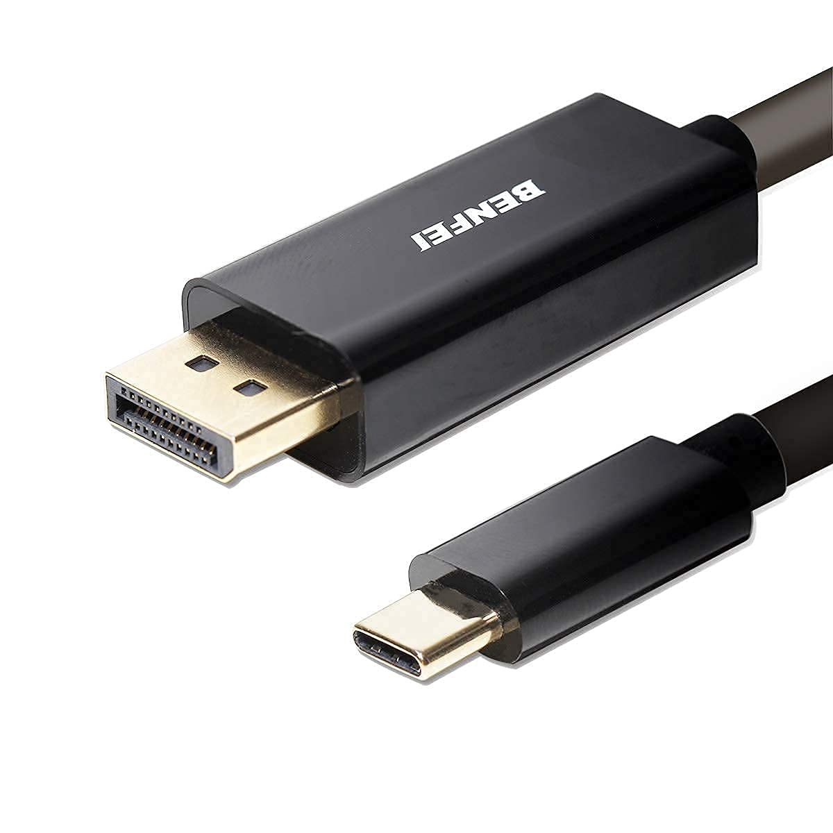 USB C to DisplayPort 6 Feet Cable, BENFEI USB Type-C to DP Adapter [Thunderbolt 3 Compatible] for MacBook Pro 2018/2017, MacBook Air/iPad Pro 2018, Samsung Galaxy S10/S9, Surface Book 2 and More