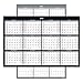 Large Annual Erasable Laminated Wall Calendar (Jan 2020 - Dec 2020), 24 x 36 Inch, 2-Sided Reversible Vertical/Horizontal, Mounting Tape Included