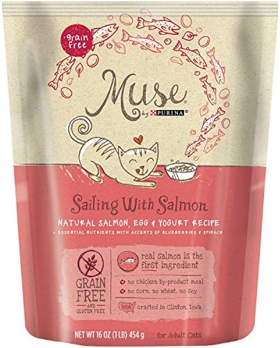 Muse by Purina Natural Grain Free Dry Cat Food  , Salmon, Egg &amp; Yogurt Recipe