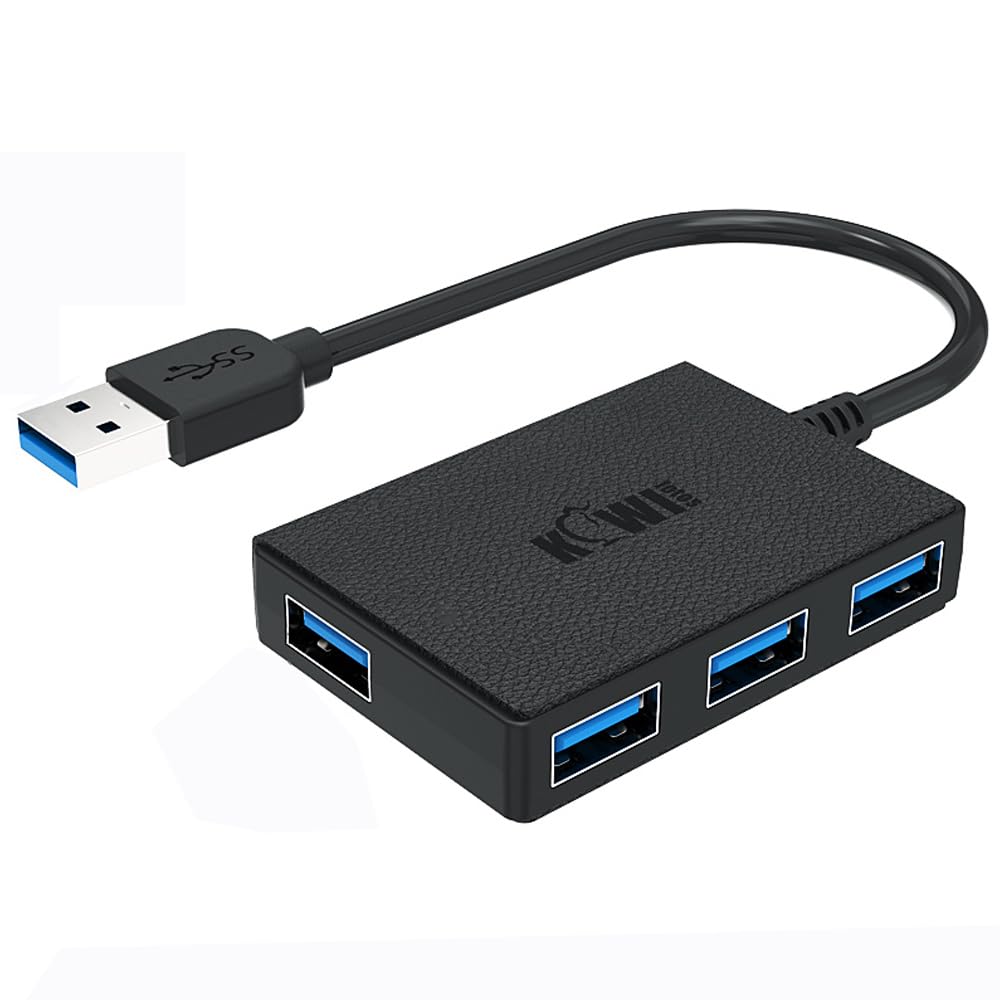 USB Hub 3.0 Portable 4-Port USB Splitter Multi USB Port Expander Ultra-Slim USB Adapter for MacBook Desktop(Style 1,Type A)