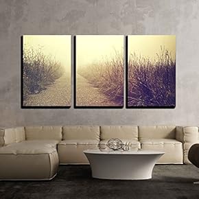 Vintage Nature Background x3 Panels