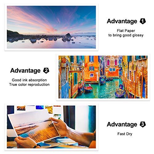 Koala Heavyweight Photo Paper High Glossy 8.5x11 Inches for Inkjet