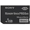 Sony 1 GB Memory Stick PRO Duo Flash Memory Card MSMT1G