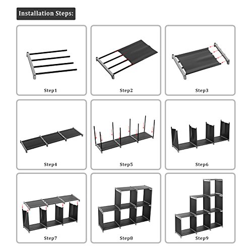 5 SONGMICS+Storage+Organizer+Bookcase+ULSN63H