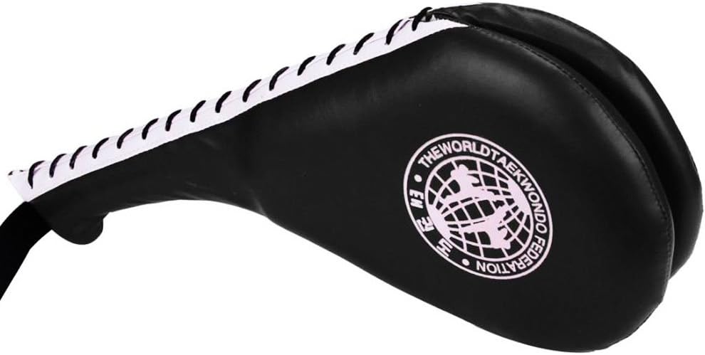Luniquz 2x Taekwondo Kicking Pad Karate MMA Training Target Paddle Kungfu Hand Strike (Black), 1 Pair - Image 4