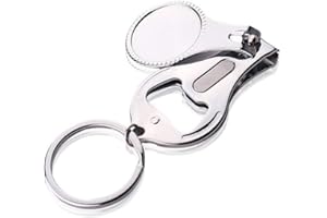 Multifunctional Nail Clippers Keychain with Beer Bottle Opener Fashion Processing