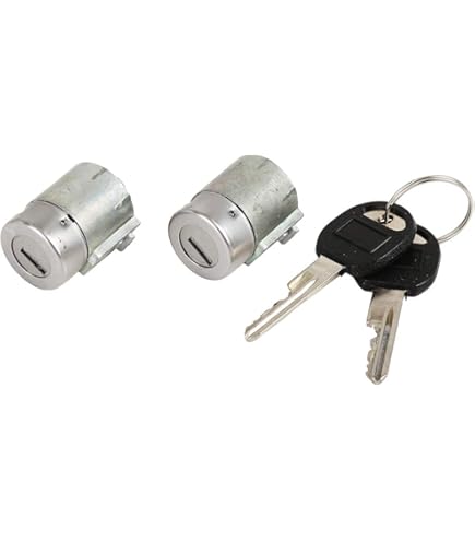 CHEVY OEM Pair Door Lock Cylinder Set W/2 OEM BOWTIE LOGO - Foto 4