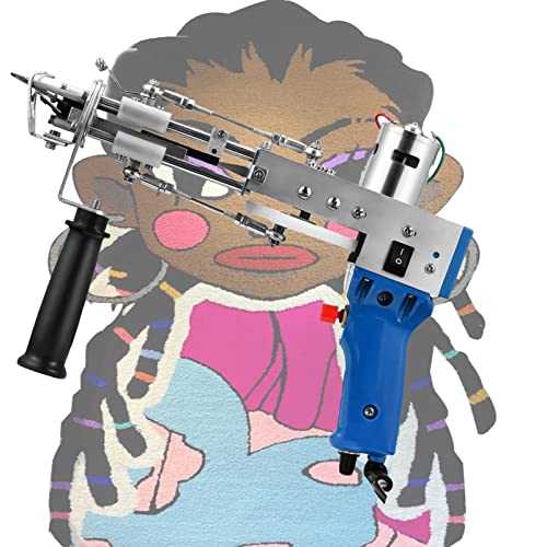 Tufting Gun,WOBYT 2 in 1 Rug Tufting Gun Tufting Gun Cut Pile and Loop