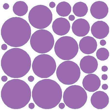 34 Lilac Polka Dots Vinyl Wall Decals Removable D¨¦cor Stickers Home Kitchen Baby Nursery Wall Art Mural