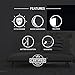 Chicology Cordless Magnetic Roman Shades / Window Blind Fabric Curtain Drape, Function, Room Darkening - Commodore Blue, 27