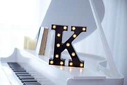 Foaky Black LED Marquee Number Lights Sign Light Up