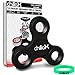 Chillax Fidget Spinner - Tri-Spinner Fidget Toy for Anxiety and ADHD (Black B)