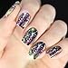 CHARMING MAY 3 Boxes Laser Glitter Holographic Flakes Paillette Galaxy Sparkling Nail Powder Nail Art Chameleon Sequins (Laser Flakes) (Laser)
