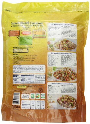 The Original Israeli Couscous by Osem Pearl Couscous 5lb/80oz Resealable Bag - Thumbnail 3