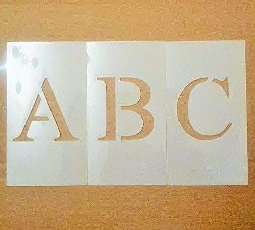 Times New Roman Uppercase Alphabet (2 inch) Stencil