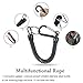 digi-hunter Kayak Gear 6pcs Pack Fishing Lanyards Boating Multicolor Fishing Ropes Secure Pliers Lip Grips Tackle Fish Tools (6pcs Black) …