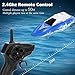 GotechoD Remote Control Boat for Kids Adults RC Boats for Pools and Lakes 2.4Ghz Racing Boats High Speed 20minutes Play Time Rechargeable Electric RC Toys for 6,7,8-16 Year Old Boys Girls Gifts Blue