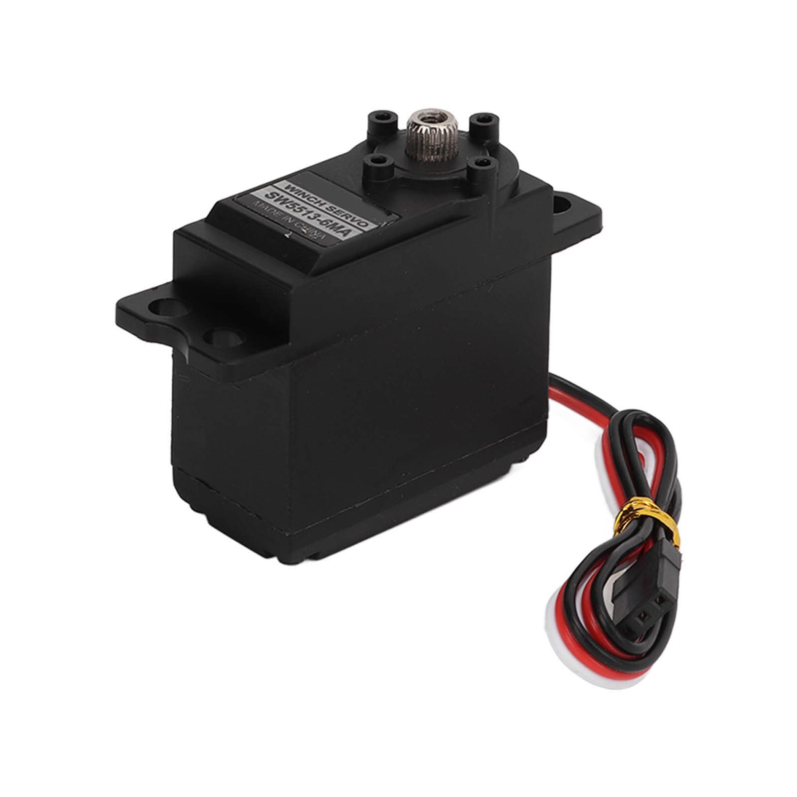 Metal Gear DC Motor with Inner Runner 25mm Alloy Sail Winch Anolog Servos for RC Ship Rope Machine