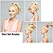 QY 3PCS Hair Mesh Chignon Donut To Make Hair Bun Best Age Reducing Solution, Small Medium And Large Size, Light Beige Color