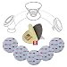 Volarium Pop Sticky Adhesive Replacement: Smart Sticky Stand for Socket, Pop Expanding Stand and Grip, Pop Adhesive Replacement, Double Sided Circle Mount, 5-PCs 1.4 in Circle