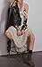 Women Spaghetti Straps Sexy See Through Backless Lace Long Dress X-Large Beige