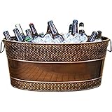 BREKX Aspen Galvanized Copper-Finish Metal Ice and