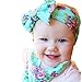 Baby Elastic Hair Hoops Headbands,Girl's Multicolor Hairbands Bunny Ears 8 Pack