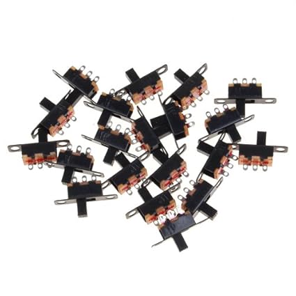 Generic Black Mini Size Spdt Slide Switch