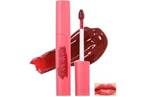 YouMedi Wonder Blading Lip Stain Peel Off Masque, 6 Colors Tattoo Peel Off Mask, Matte Finish Peel Off Lip Stain, Waterproof & Transfer Proof Nude Lip Tint, Lip Tatoo Peel Lip Tint, 02# Cherry Red