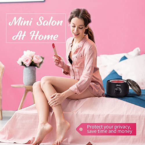 Ajoura Home Wax Warmer Kit for Waxing, Brazilian Sensitive Skin Hair