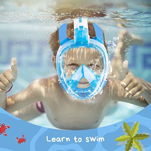 Orsen Full Face Snorkel Mask, World's First CO2 Standard Snorkel Mask