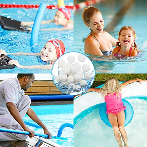 Aitsite 1.5 lbs Pool Filter Balls EcoFriendly Fiber Filter Media for