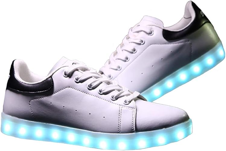 Amazon Fadves Ledスニーカー レディース メンズ Usb充電式 光るシューズ 発光靴 Ledシューズ Led靴 光るスニーカー 光る靴 スポーツシューズ 運動靴 通勤 通学 日常着用 男女兼用 F Fadves スニーカー
