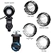 AUOPRO 1200 Lumen USB Rechargeable Bicycle Headlight, LED Bike Lights Front and Back, Front and Rear Light Set, Cycling Safety Accessories for Men and Women