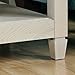 Sauder Edge Water Side Table, Chalked Chestnut finish