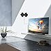 TV Antenna HDTV Antenna,Amplified HD Digital TV Antenna Indoor TV Antennae 50 Miles Range with Detachable Amplifier Signal Booster,Designed for The Best Reception On UHF and VHF Bands