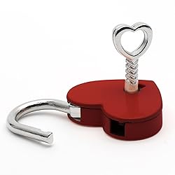 Jiozermi 4 Pcs Padlocks Key Lock with Key, Mini