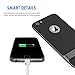 JETech Case for iPhone 6s Plus and iPhone 6 Plus, Slim Protective Cover with Shock-Absorption, Carbon Fiber Design, Grey