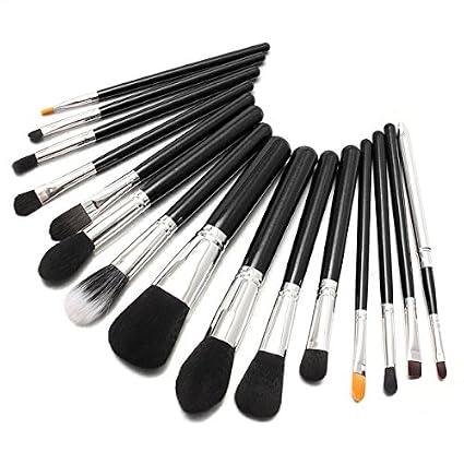 Yanshan 15pcs Pinceaux De Maquillage Fard à Paupières Fond