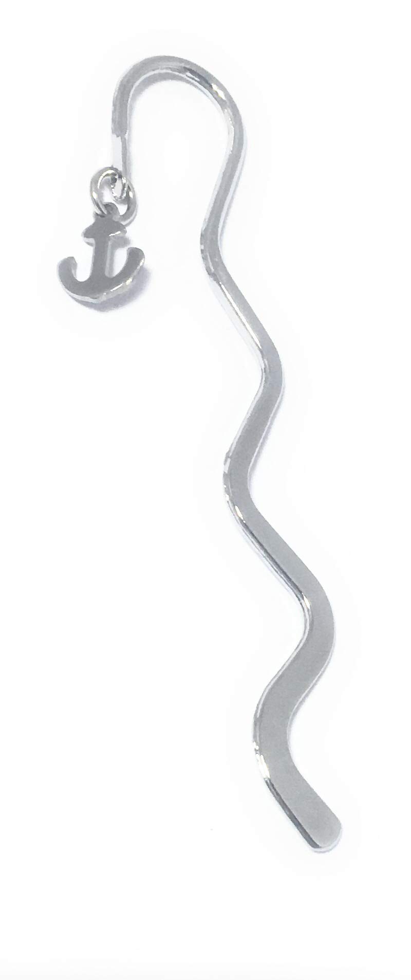 FizzyButton Gifts Mini Bookmark with Tiny Stainless Steel Anchor Charm, in Gift Bag