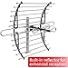 GE Pro Attic Mount TV Antenna, Attic, Long Range Antenna, Directional Antenna, Digital, HDTV Antenna, 4K 1080P VHF UHF, Compact Design, Mounting Pole Included, 33692 primary