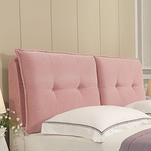 ZfgG Headboard Bedside Cushion Covers For Double Bed Large Backrest Waist Pad Cloth Art Soft Bag Back Pillow For Bedroom Sofa,Multifunction, Sponge Filling, 5 Colors, 14 Sizes Optional