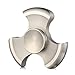 ILoveFidget Hand Spinner, up to 6 minutes spin time, fine solid Stainless Steel Fidget Spinner with premium finish, R188 bearing for smooth fast silent spinning. Stress Relief EDC toy (Tri Bar)