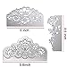 3 Pieces Rose Cutting Die Flower Shape Embossing Dies Carbon Steel Die Cuts Stencils for Scrapbooking Card Making Supplies