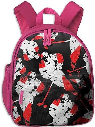 Swiss Flag Puck Boys Printed Book Bags Travel Waterproof Backpacks School Bags