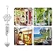 CREATIVE DESIGN Pet Memorial Wind Chime, 32''H Paw Prints Pet Remembrance Wind Chimes, Sympathy Gift a Grieving Pet Owner